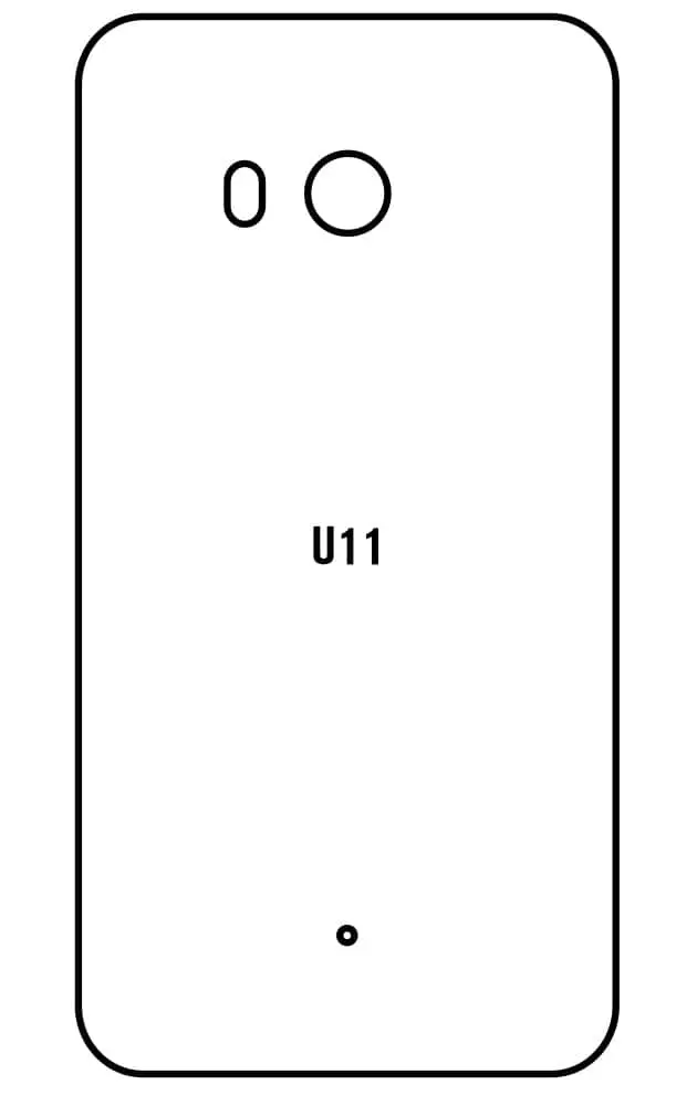 HTC U11 Zadní Hydrogel ochranná fólie