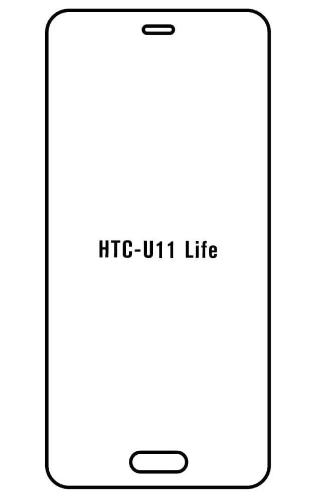 HTC U11 Life Přední Hydrogel ochranná fólie