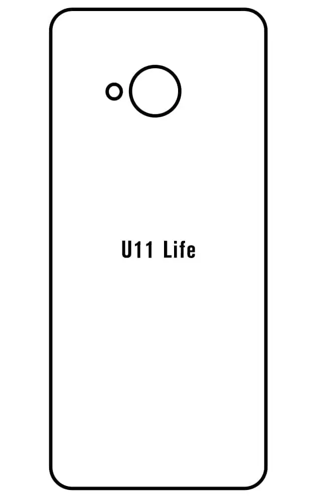 HTC U11 Life Zadní Hydrogel ochranná fólie