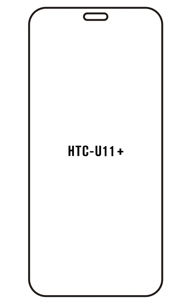 HTC U11+ Přední Hydrogel ochranná fólie