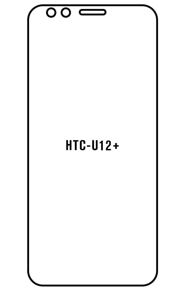 HTC U12+ Přední Hydrogel ochranná fólie