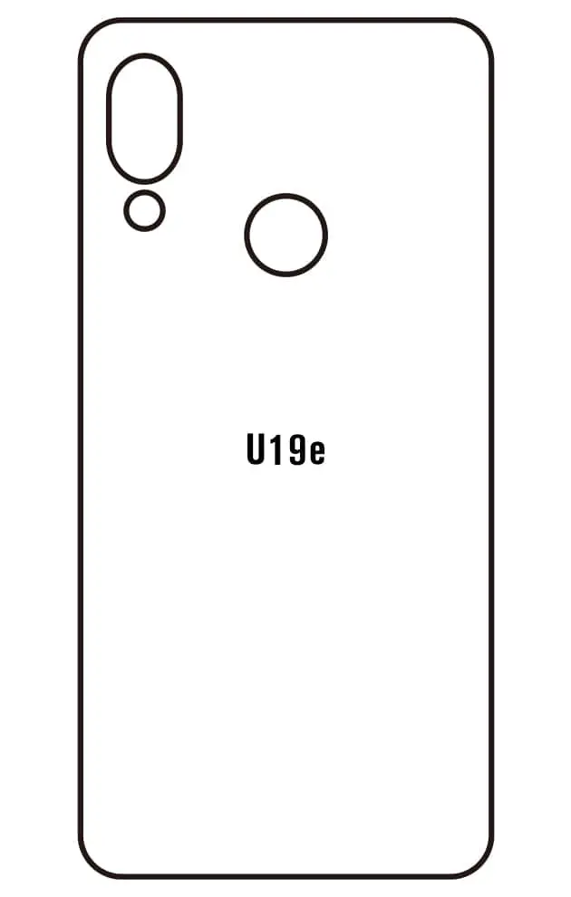 HTC U19E Zadní Hydrogel ochranná fólie