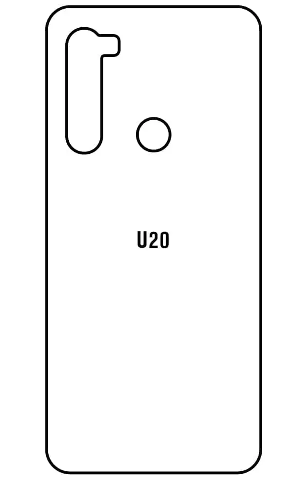 HTC U20 Zadní Hydrogel ochranná fólie