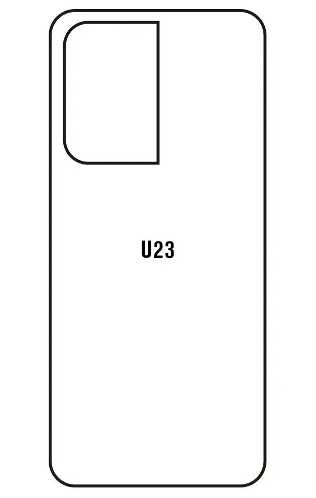 HTC U23 Zadní Hydrogel ochranná fólie