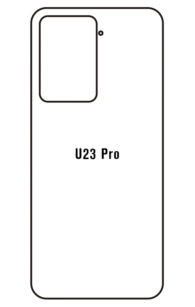 HTC U23 Pro Zadní Hydrogel ochranná fólie