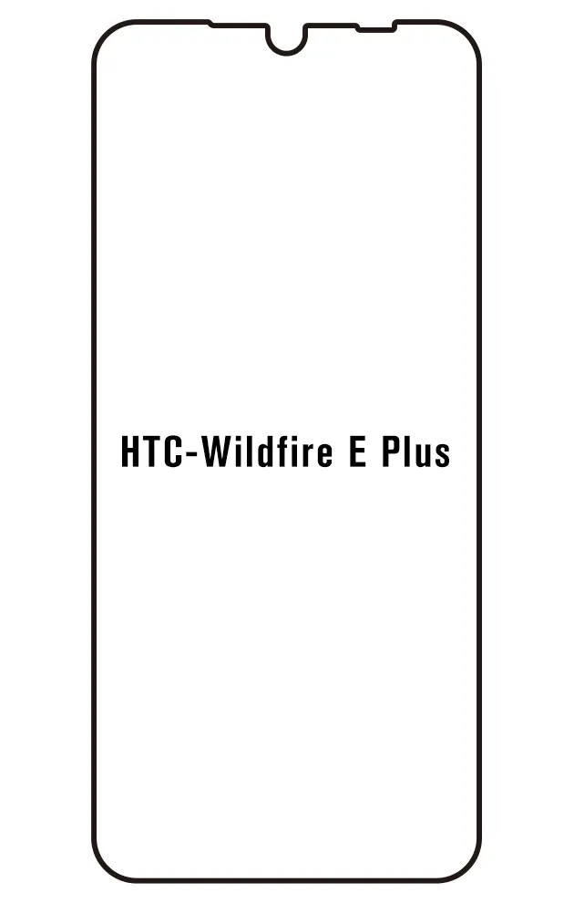 HTC Wildfire E Plus Přední Hydrogel ochranná fólie