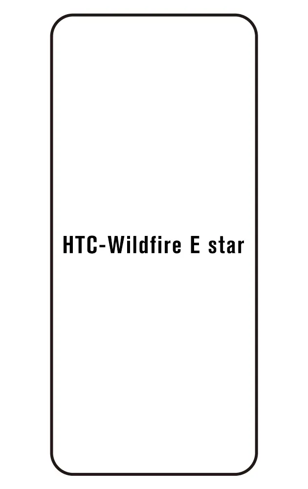 HTC Wildfire E Star Přední Hydrogel ochranná fólie