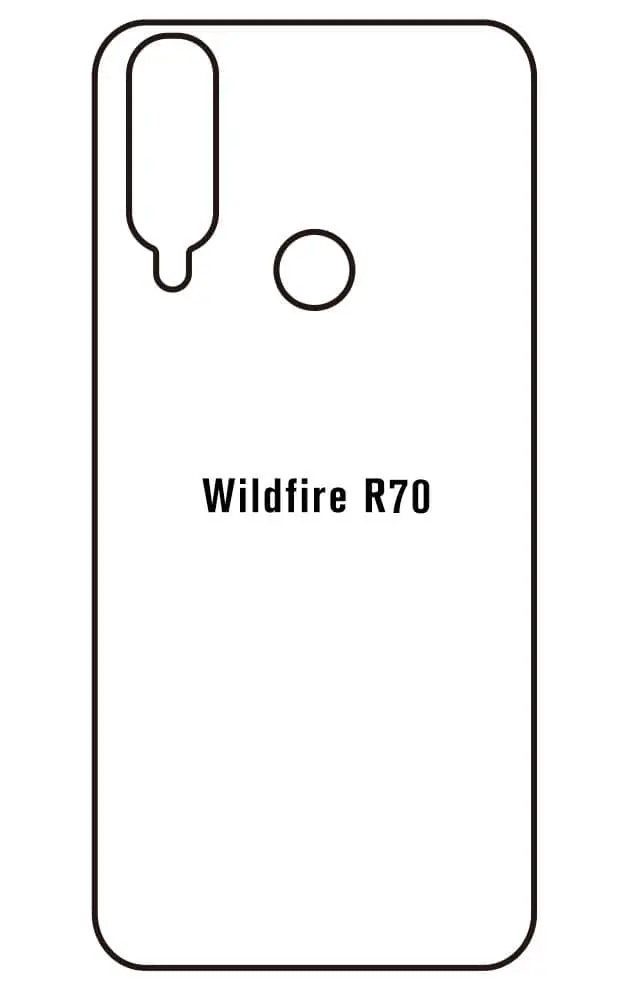 HTC Wildfire R70 Zadní Hydrogel ochranná fólie
