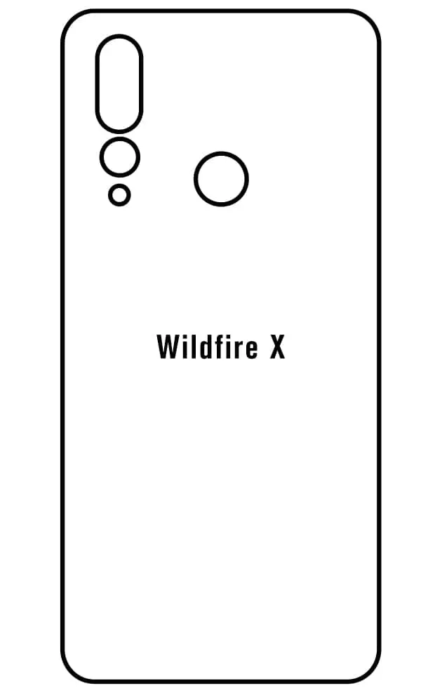 HTC Wildfire X Zadní Hydrogel ochranná fólie