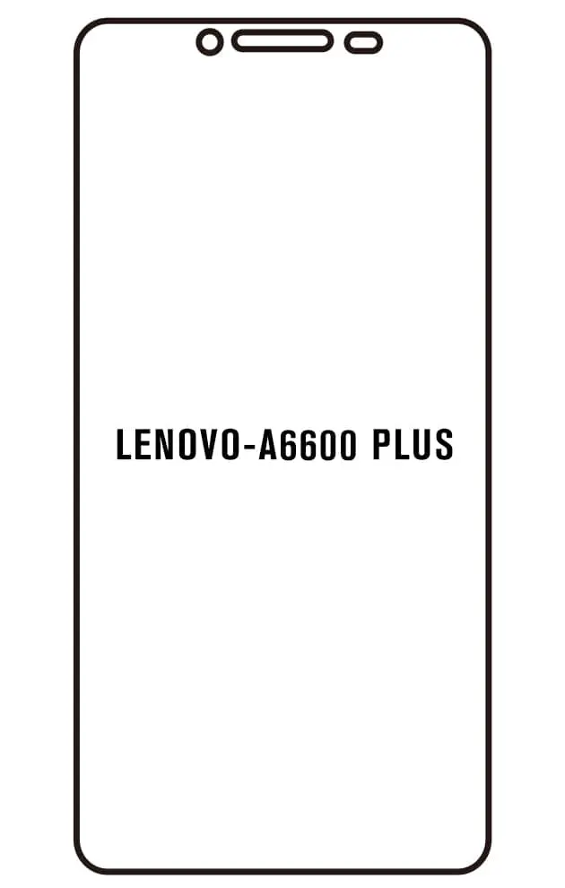 Lenovo A6600 PLUS Přední Hydrogel ochranná fólie