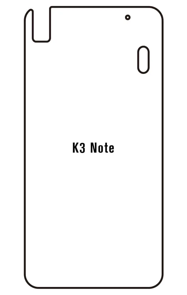 Lenovo K3 Note Zadní Hydrogel ochranná fólie