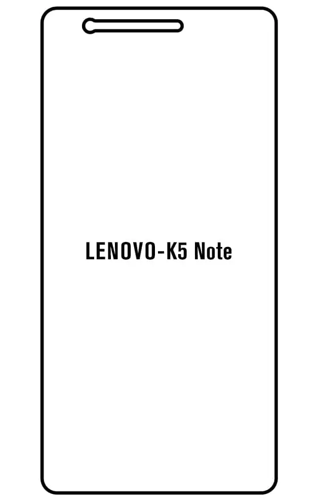 Lenovo K5 Note Přední Hydrogel ochranná fólie