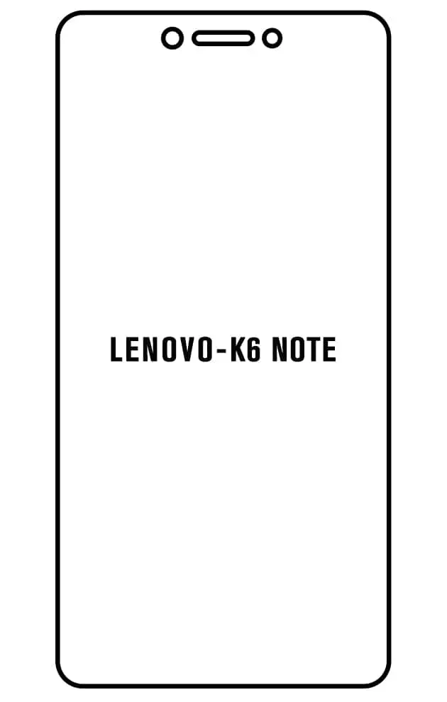Lenovo K6 NOTE Přední Hydrogel ochranná fólie