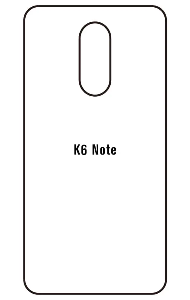 Lenovo K6 NOTE Zadní Hydrogel ochranná fólie