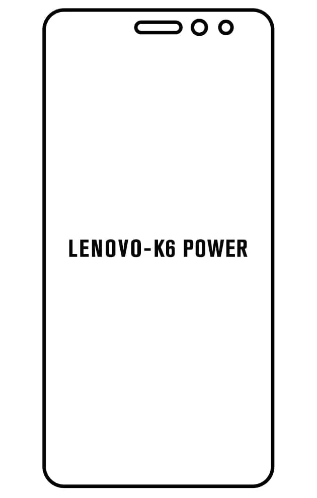 Lenovo K6 POWER Přední Hydrogel ochranná fólie