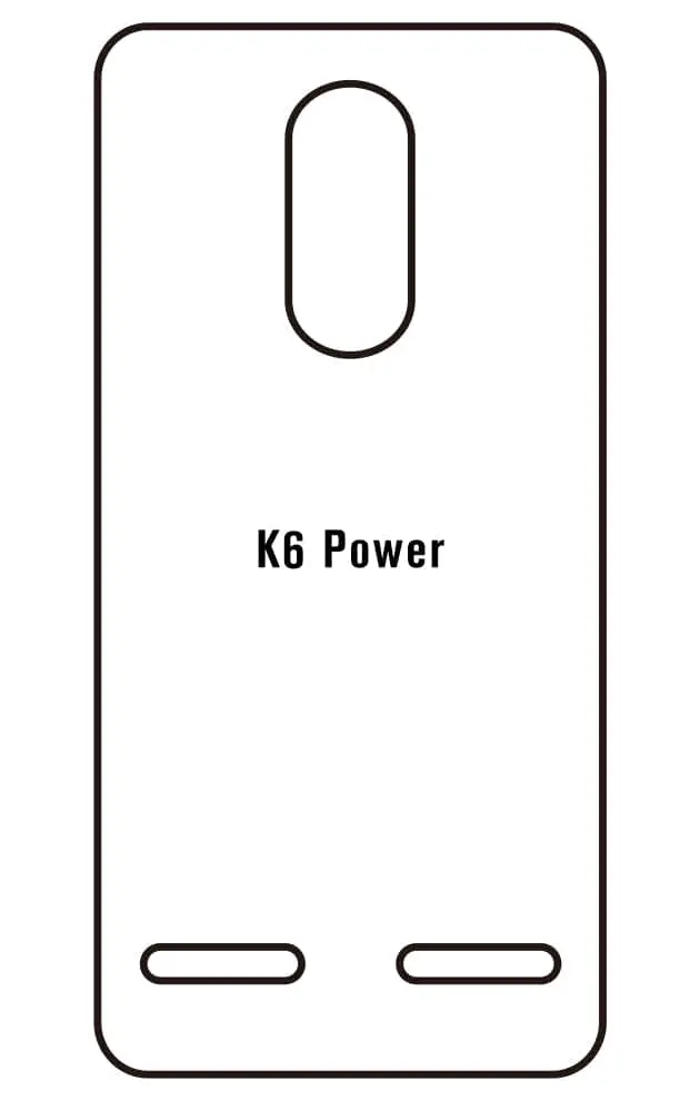 Lenovo K6 POWER Zadní Hydrogel ochranná fólie