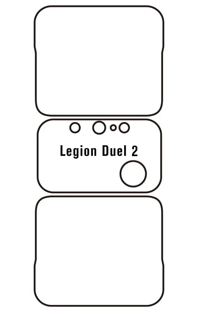 Lenovo Legion Duel 2 Zadní Hydrogel ochranná fólie