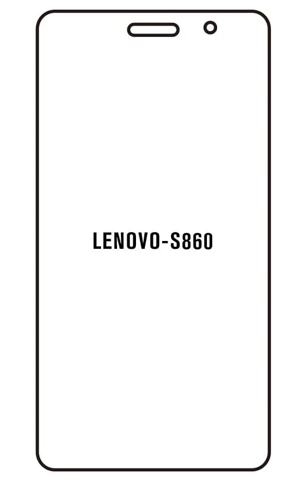 Lenovo S860 Přední Hydrogel ochranná fólie