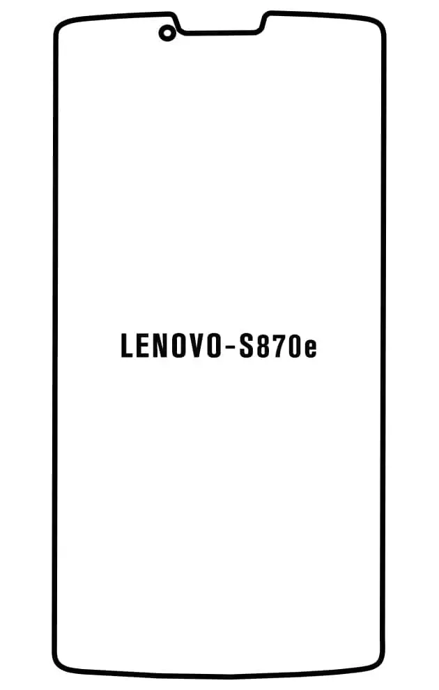 Lenovo S870E Přední Hydrogel ochranná fólie