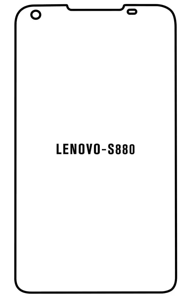 Lenovo S880 Přední Hydrogel ochranná fólie