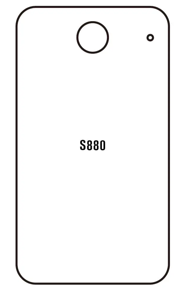 Lenovo S880 Zadní Hydrogel ochranná fólie