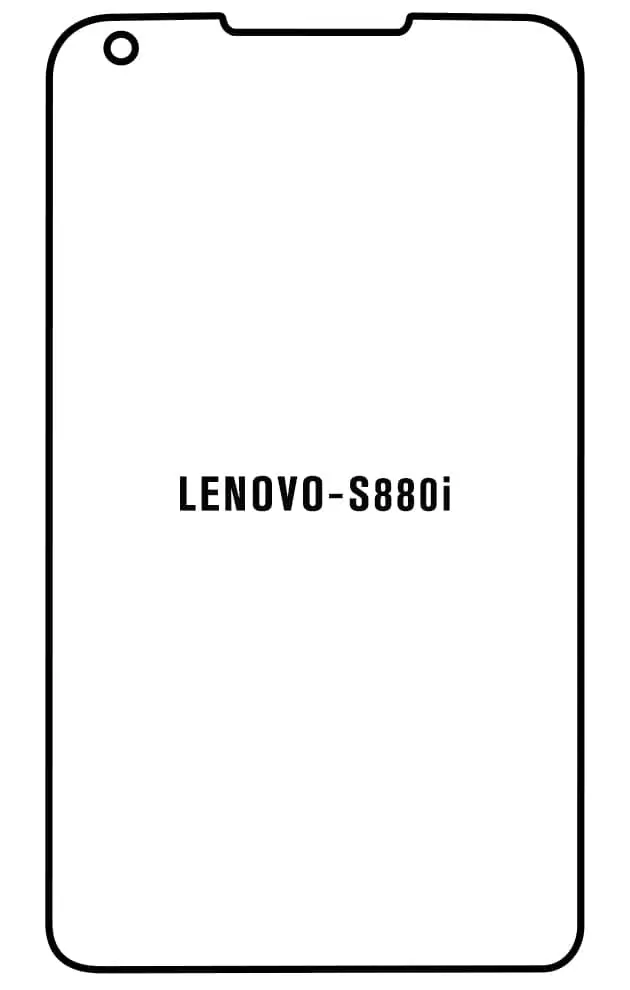 Lenovo S880i Přední Hydrogel ochranná fólie