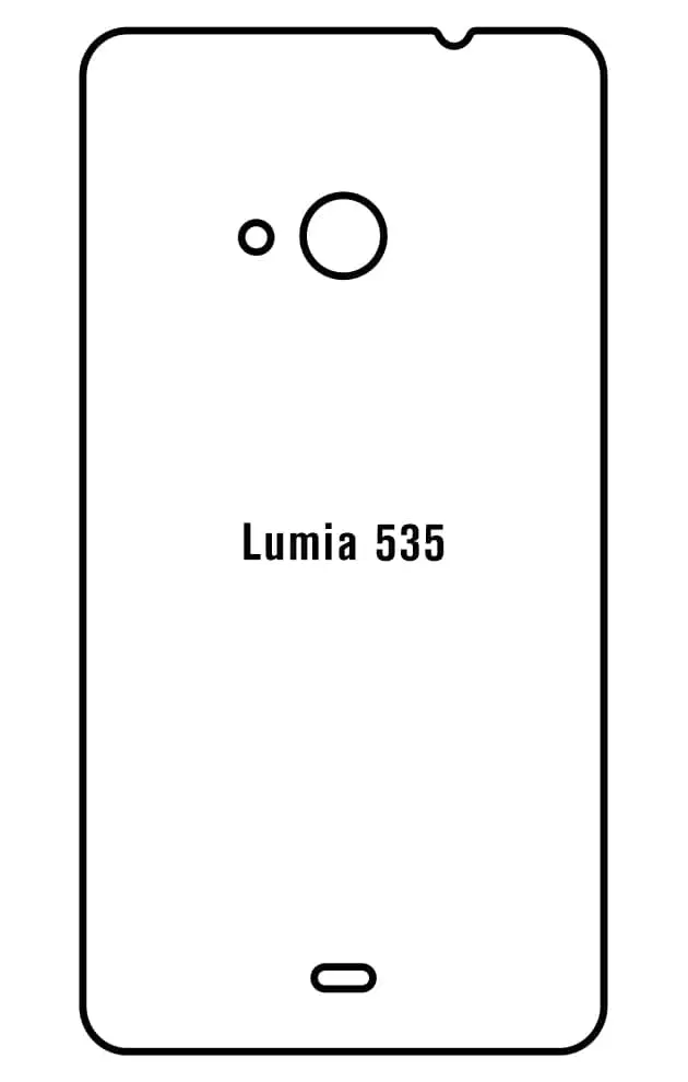 Microsoft Lumia 535 Zadní Hydrogel ochranná fólie
