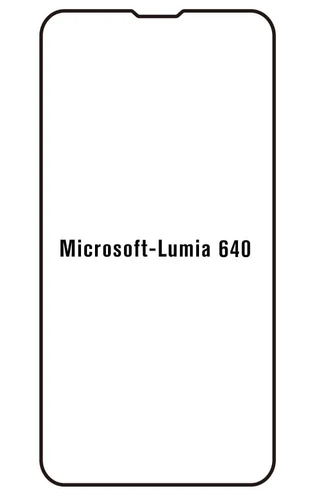Microsoft Lumia 640 Přední Hydrogel ochranná fólie