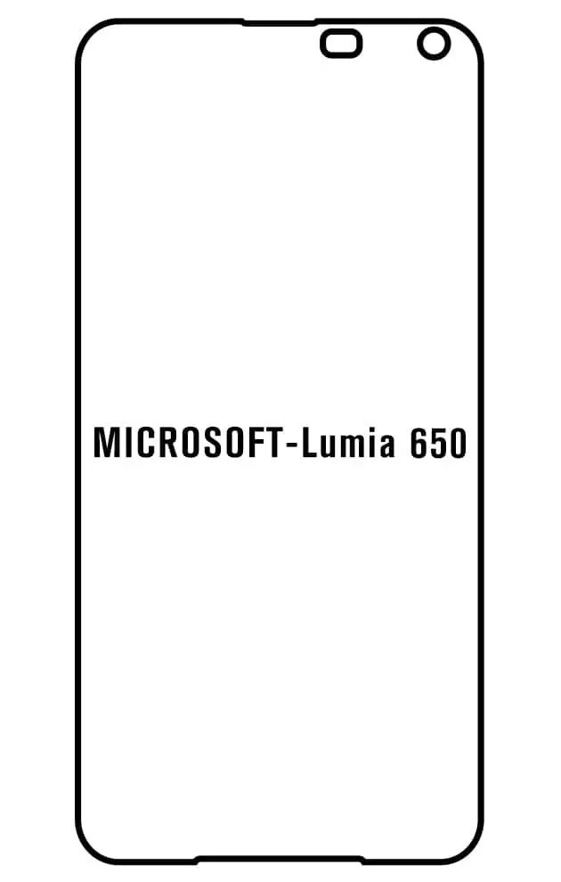 Microsoft Lumia 650 Přední Hydrogel ochranná fólie