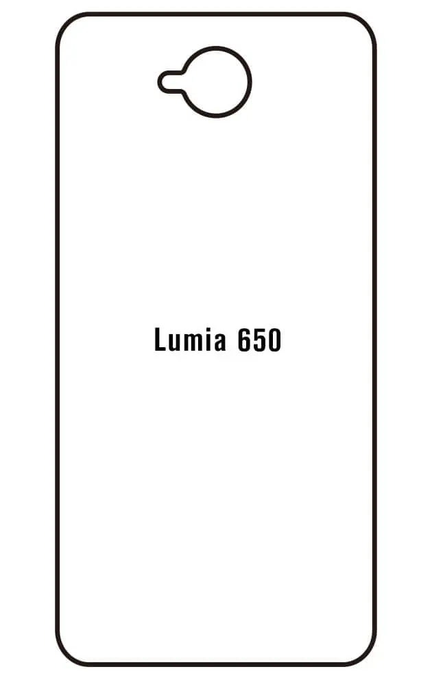 Microsoft Lumia 650 Zadní Hydrogel ochranná fólie