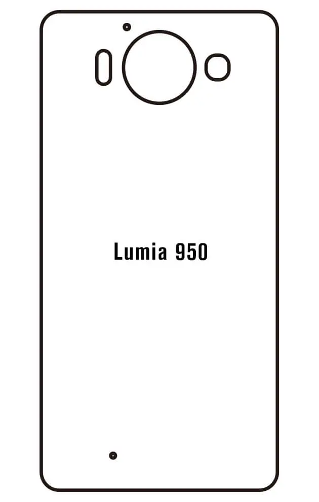 Microsoft Lumia 950 Zadní Hydrogel ochranná fólie
