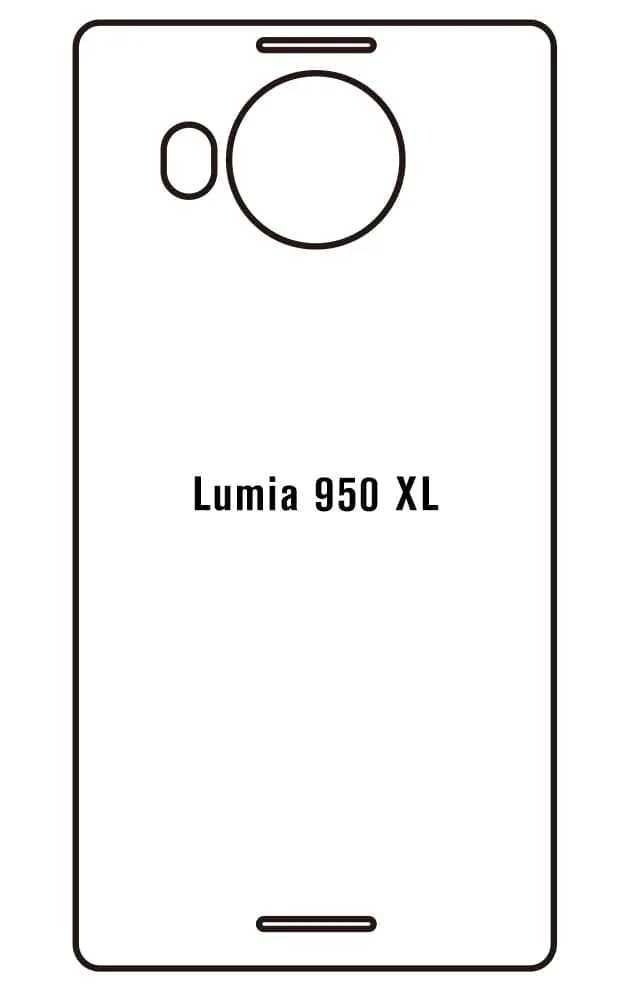 Microsoft Lumia 950 XL Zadní Hydrogel ochranná fólie