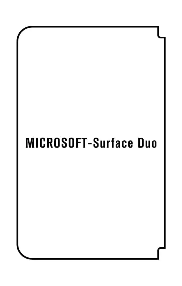 Microsoft Surface Duo Přední Hydrogel ochranná fólie