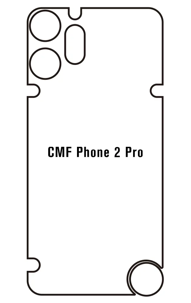 Nothing CMF Phone 2 Pro Zadní Hydrogel ochranná fólie
