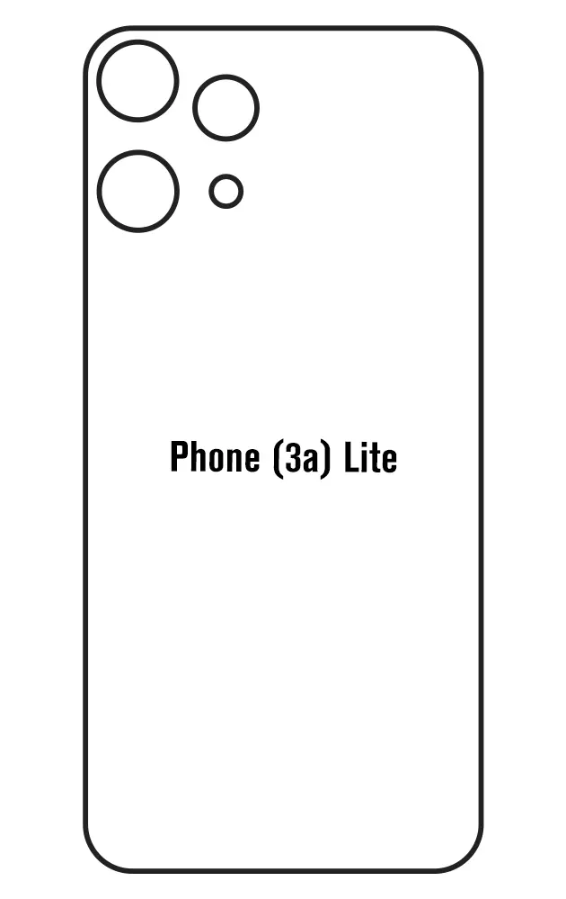 Nothing PhoneLite Zadní Hydrogel ochranná fólie