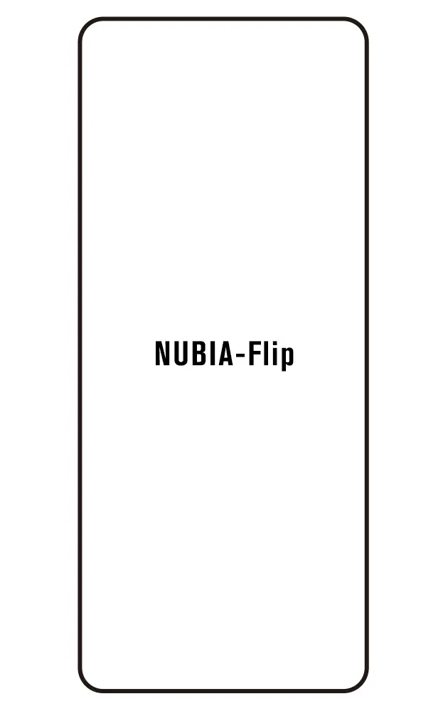 Nubia Flip Přední Hydrogel ochranná fólie