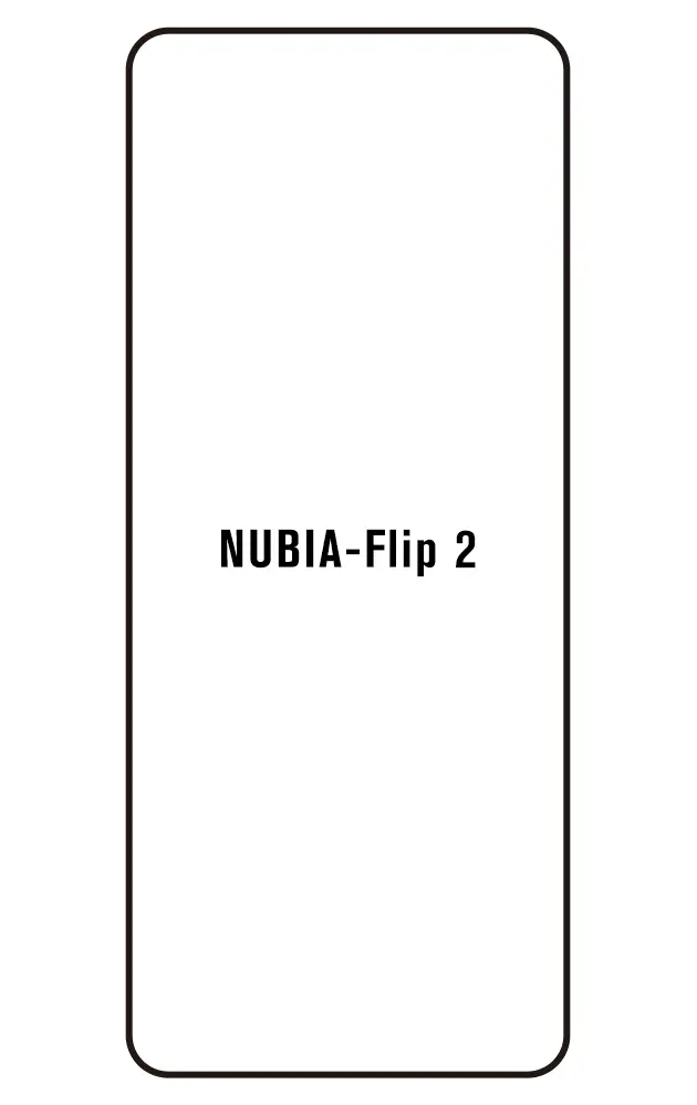 Nubia Flip 2 Přední Hydrogel ochranná fólie