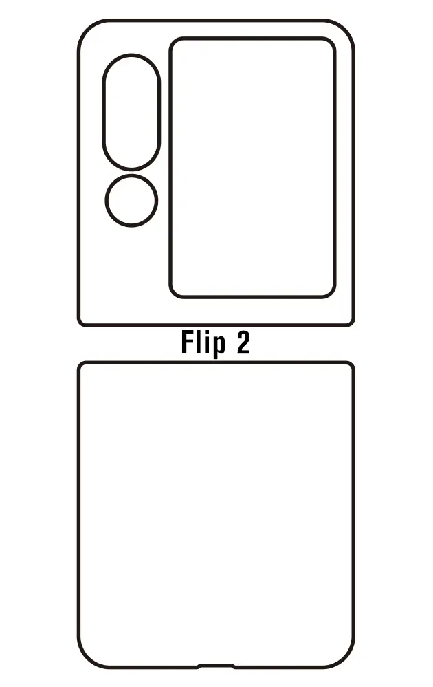 Nubia Flip 2 Zadní Hydrogel ochranná fólie