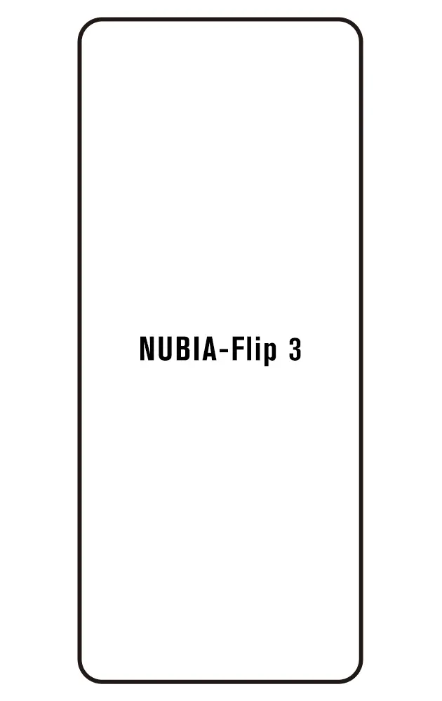 Nubia Flip 3 Přední Hydrogel ochranná fólie
