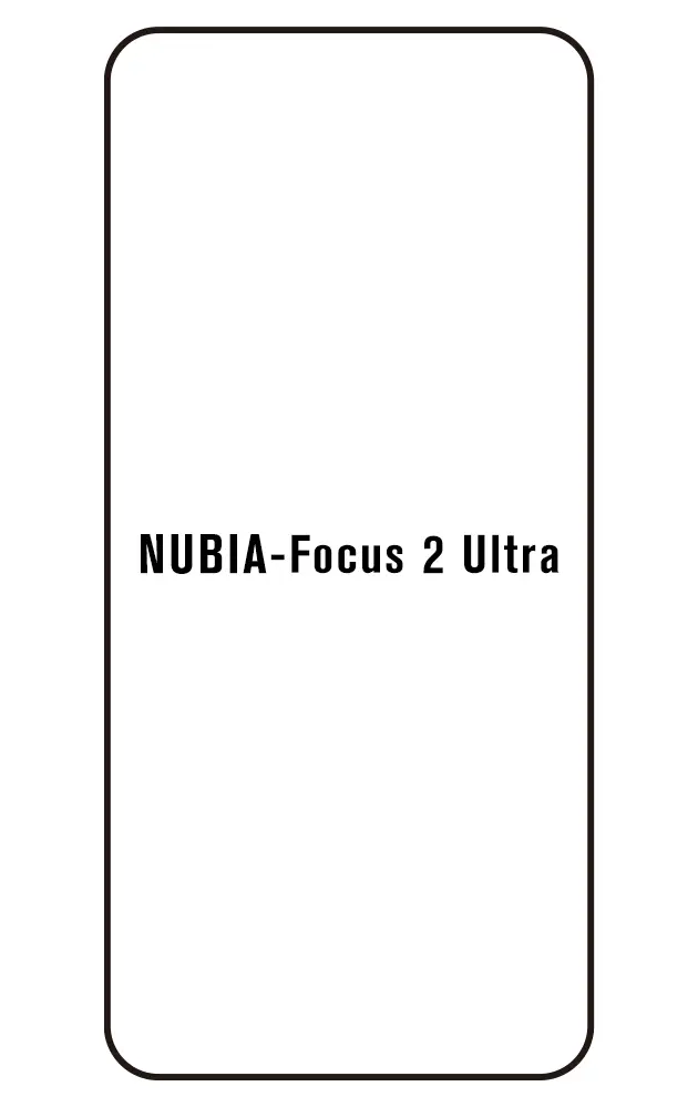 Nubia Focus 2 Ultra Přední Hydrogel ochranná fólie