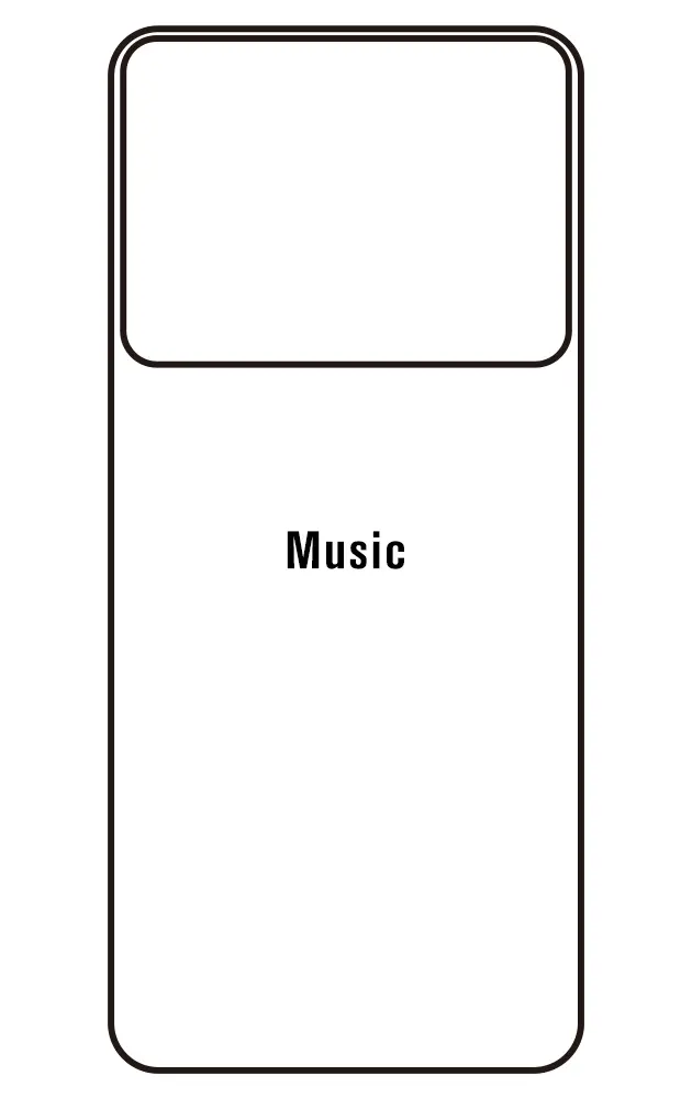 Nubia Music Zadní Hydrogel ochranná fólie