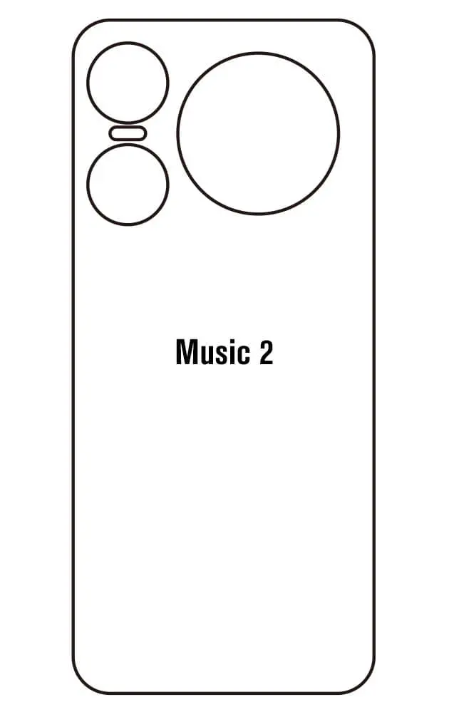 Nubia Music 2 5G Zadní Hydrogel ochranná fólie