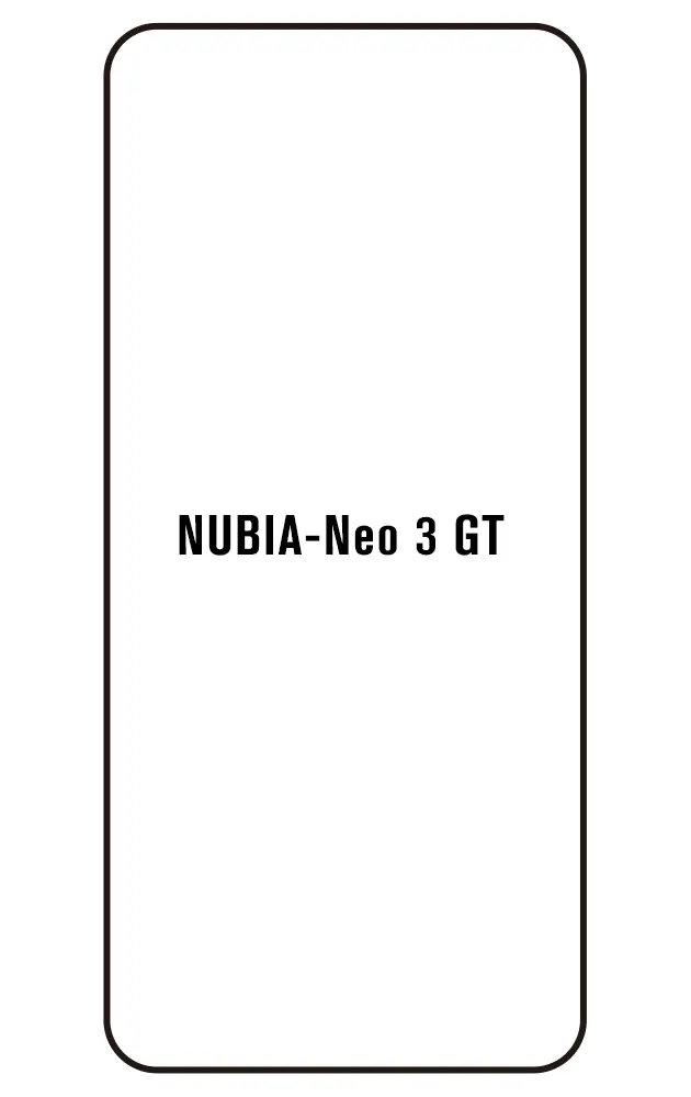 Nubia Neo 3 GT Přední Hydrogel ochranná fólie