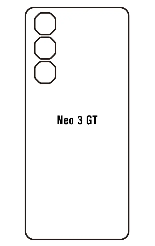 Nubia Neo 3 GT Zadní Hydrogel ochranná fólie