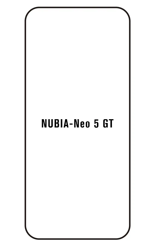 Nubia Neo 5 GT 5G Přední Hydrogel ochranná fólie
