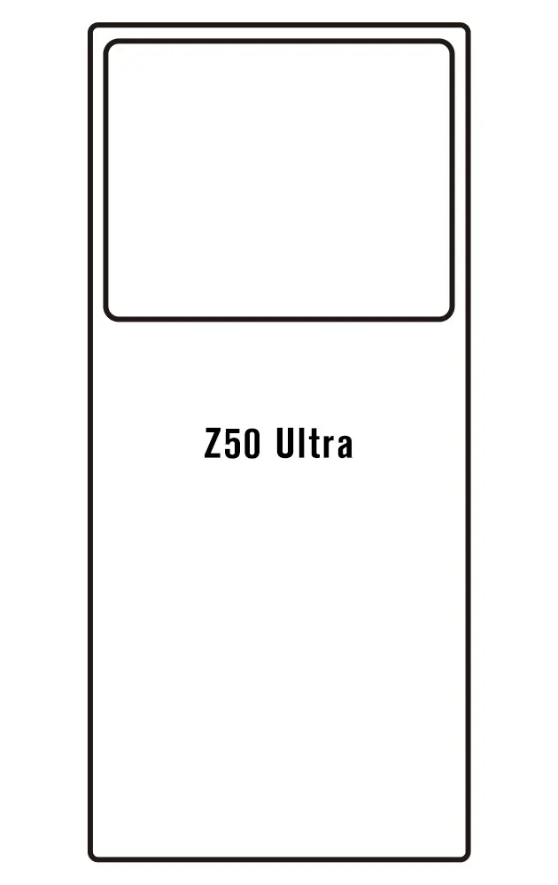 Nubia Z50 Ultra Zadní Hydrogel ochranná fólie