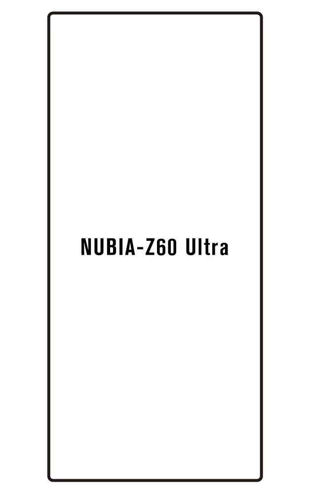 Nubia Z60 Ultra Přední Hydrogel ochranná fólie