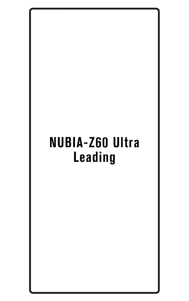 Nubia Z60 Ultra Leading Version Přední Hydrogel ochranná fólie