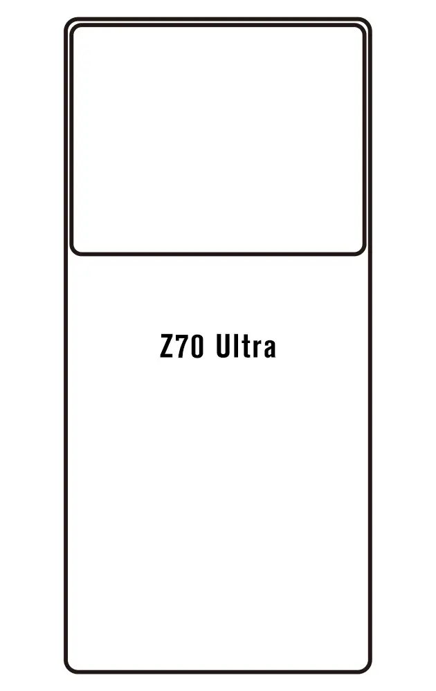Nubia Z70 Ultra Zadní Hydrogel ochranná fólie