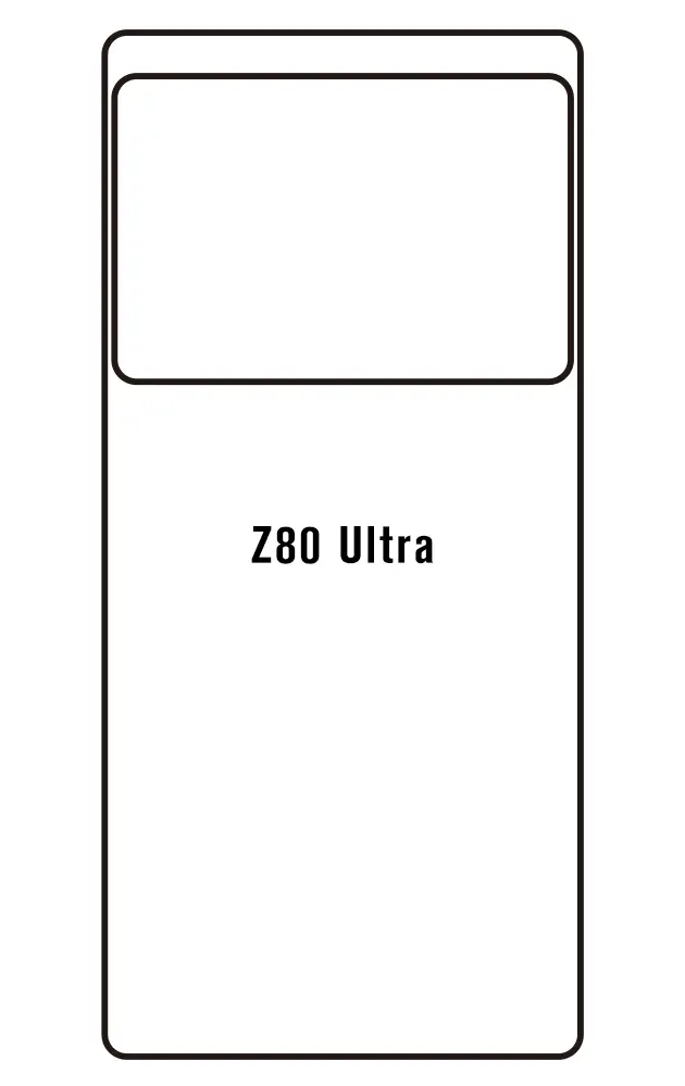 Nubia Z80 Ultra Zadní Hydrogel ochranná fólie